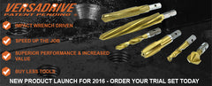 VERSADRIVE PRODUCT LAUNCH - JAN 2016 VERSADRIVE PRODUCT LAUNCH - JAN 2016