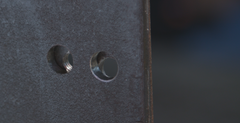 How to enlarge or align a hole in metal